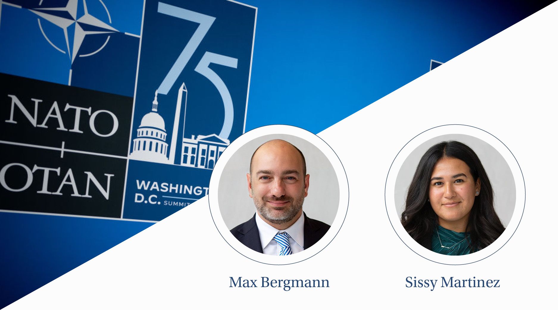 A closeup of the 75th NATO summit in Washington, D.C.