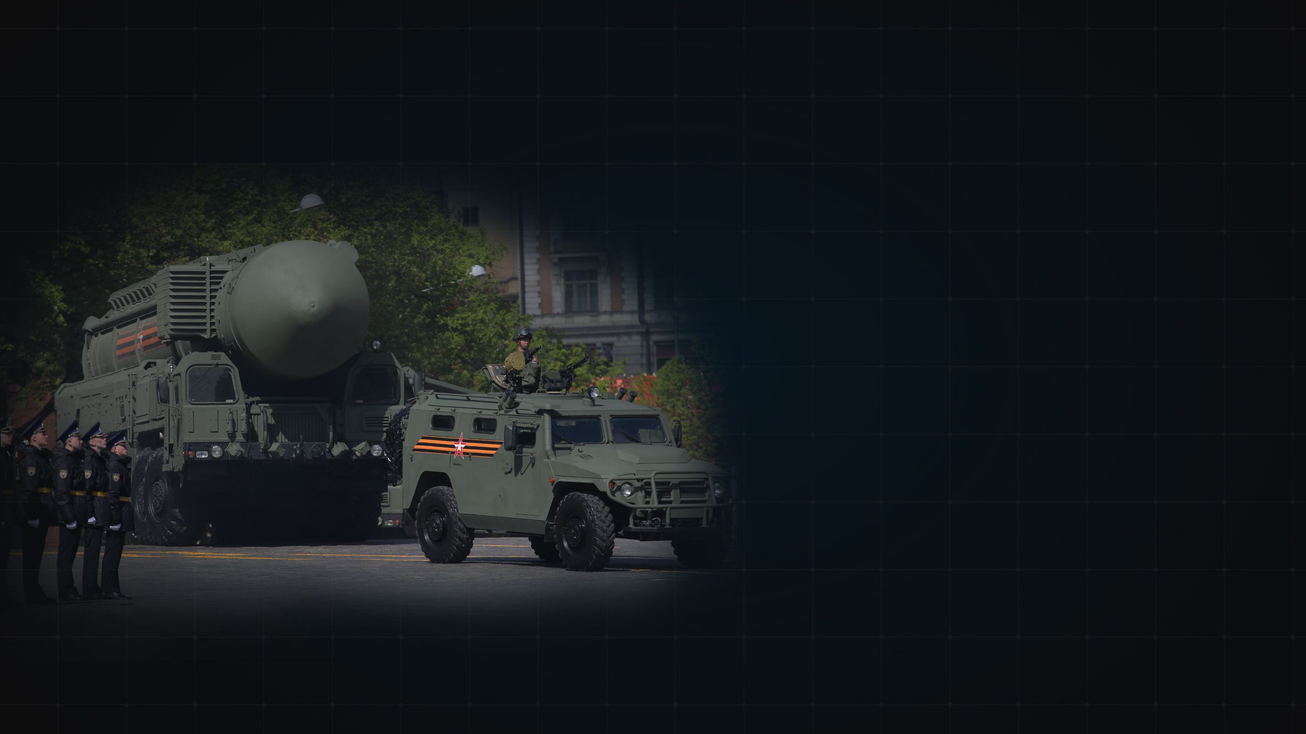 The Russian RS-24 Yars nuclear missile complex (NATO reporting name: SS-29) arrives during the main rehearsals of the military parade, in the Red Square on May 5, 2024. | Contributor via Getty Images