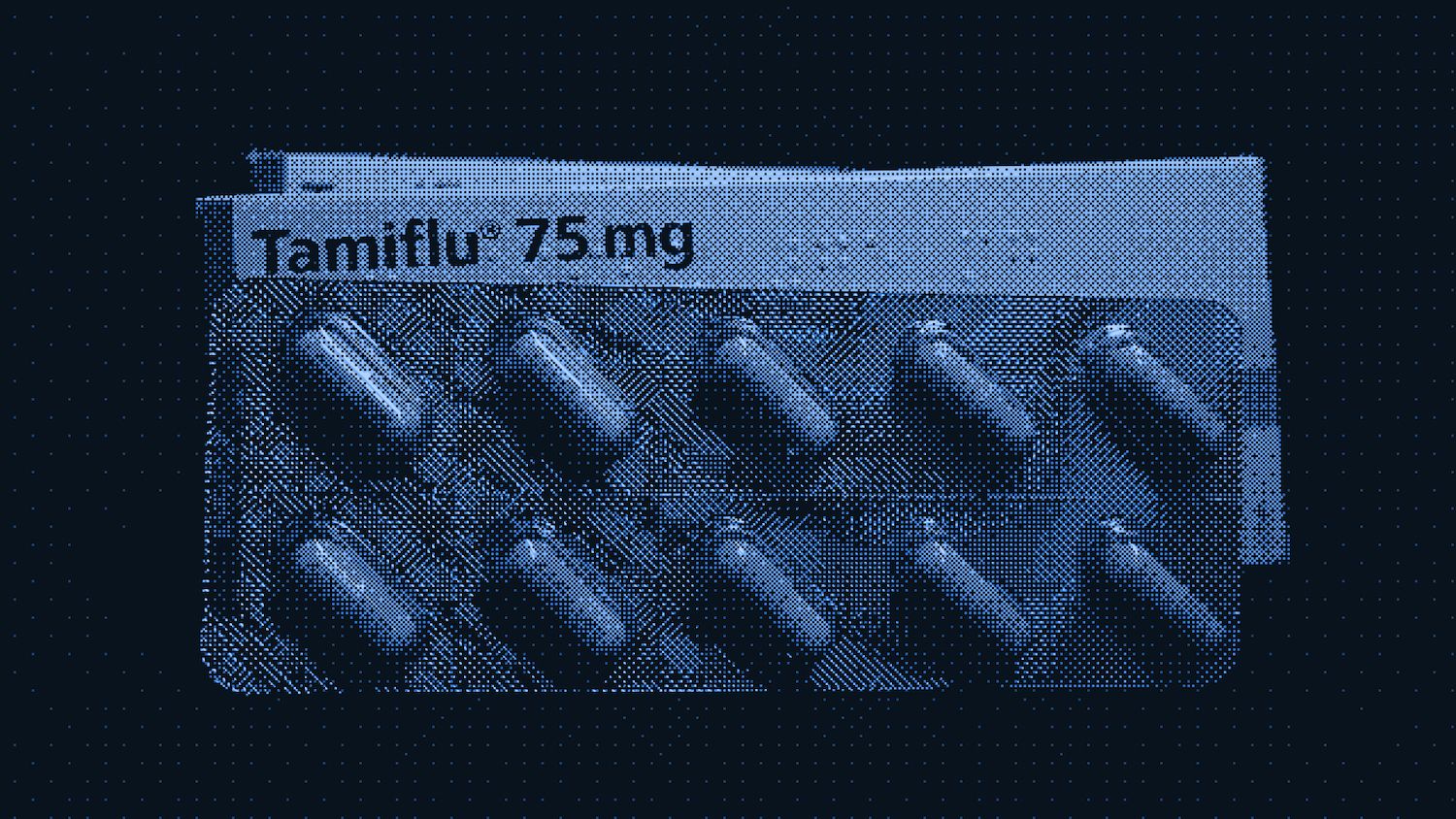 A box and tablets of Tamiflu pills. | Modifications to photograph by Nikos Pekiaridis/NurPhoto via Getty Images