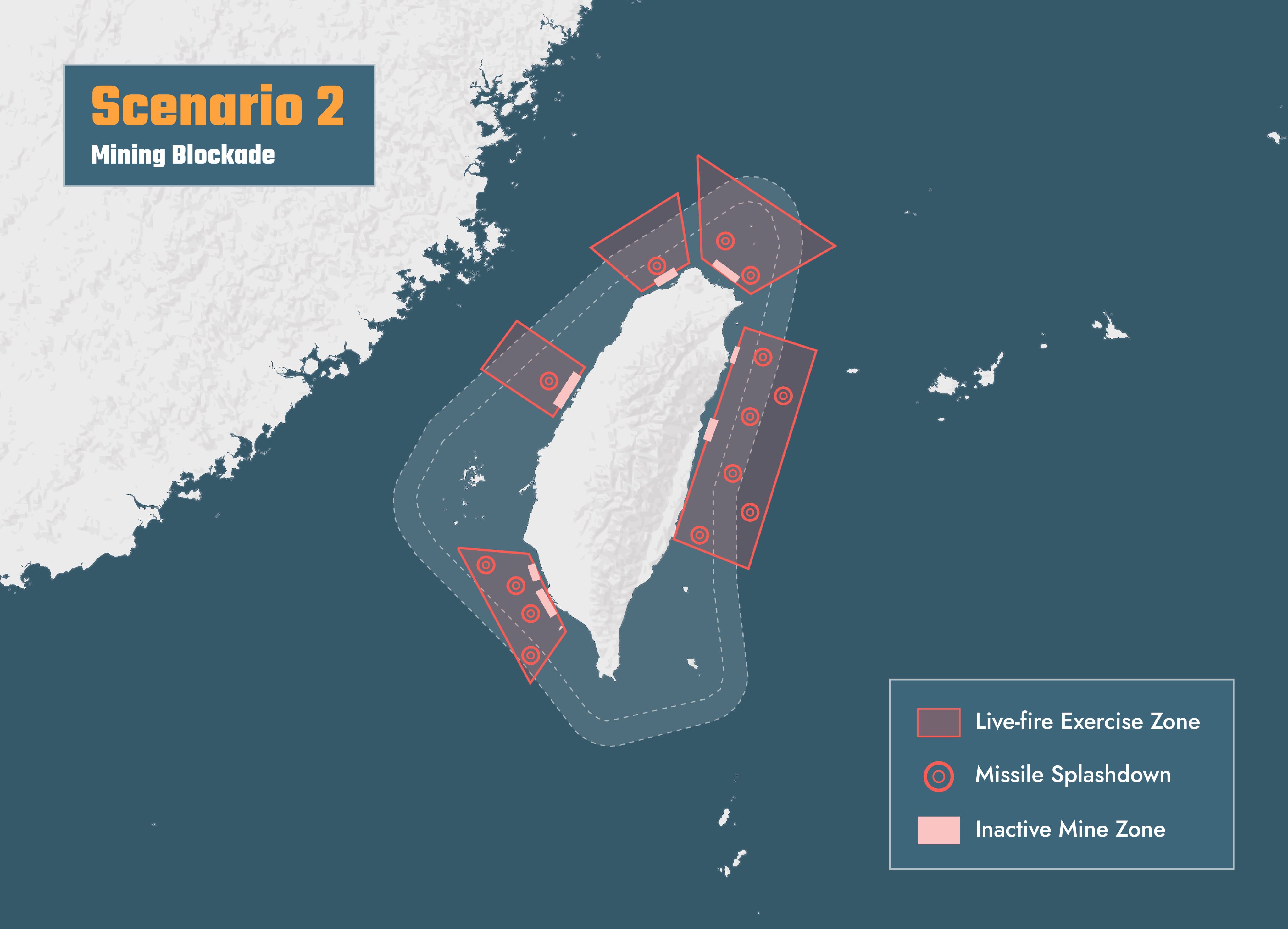 Map of first phase of Scenario 2