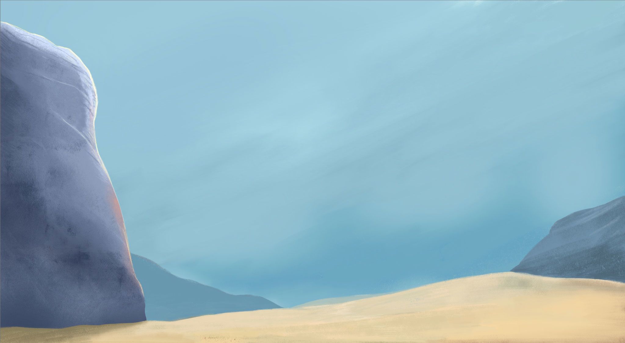 Empty seafloor