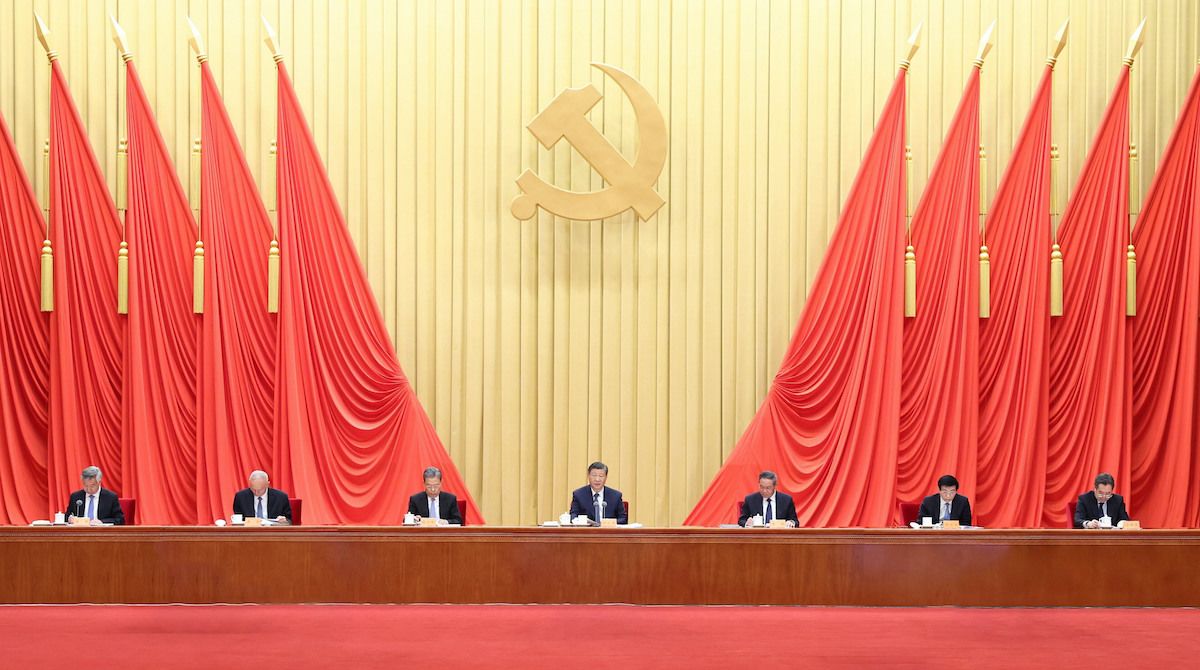 General Secretary of the Communist Party of China Central Committee Xi Jinping addresses the third plenary session of the 20th CPC Central Commission for Discipline Inspection CCDI on Jan. 8, 2024. | Pang Xinglei/Xinhua via Getty Images