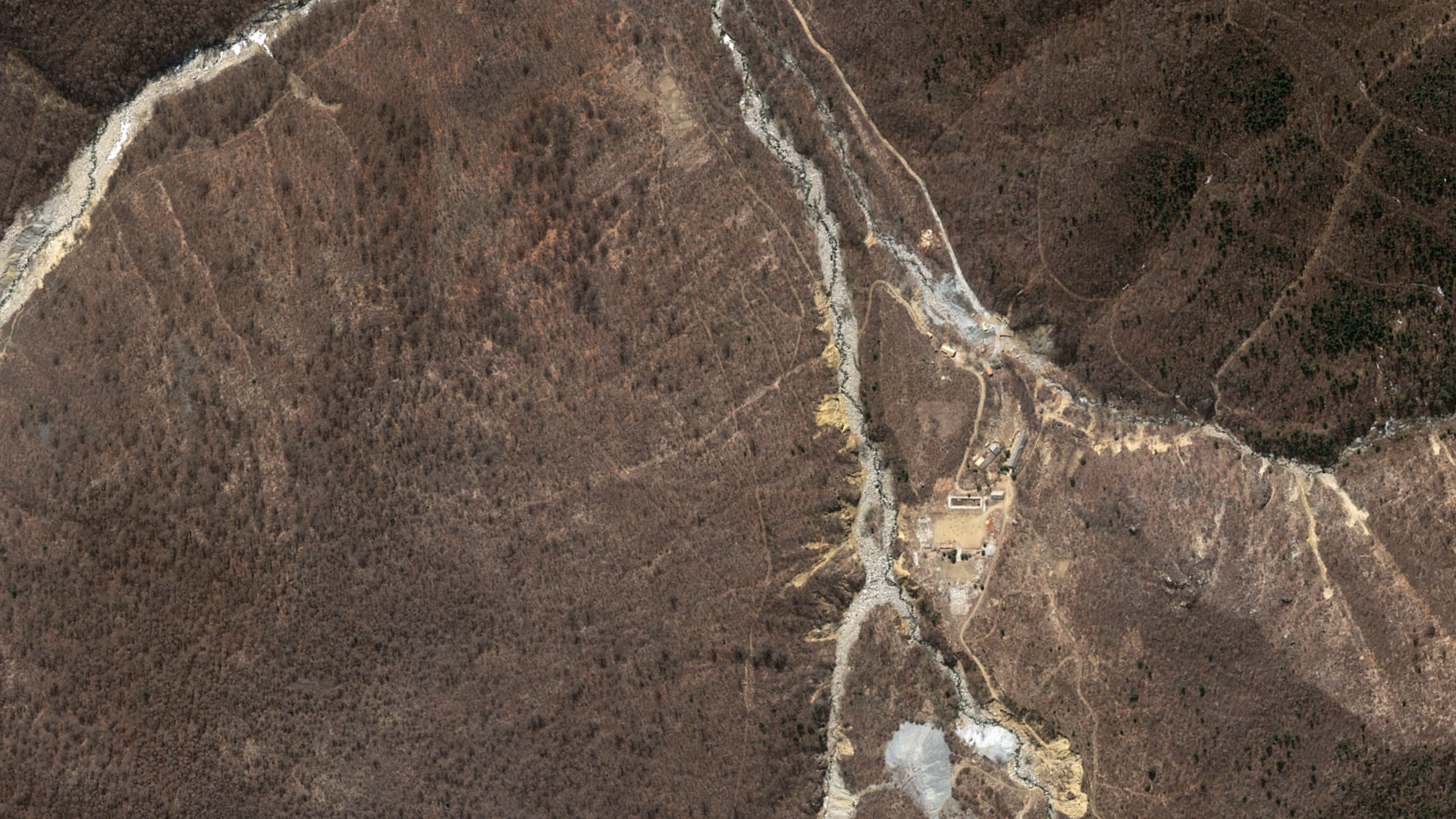 Satellite Imagery of Punggye-ri Nuclear Testing Facility in North Korea