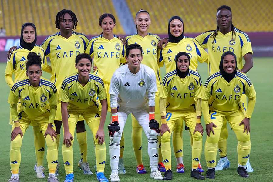 Players' photo before the match 