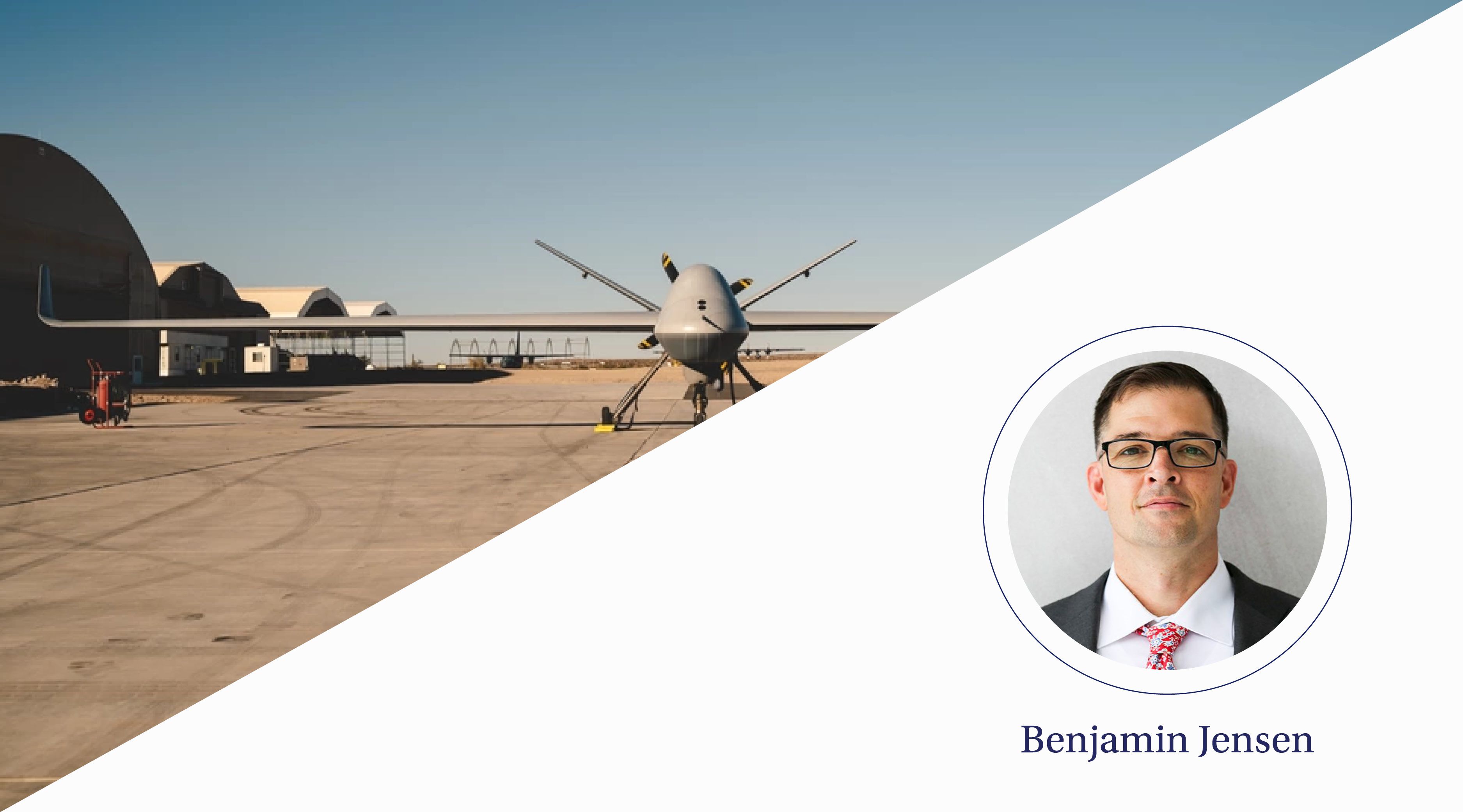 A sleek plane faces the viewer on the tarmac.